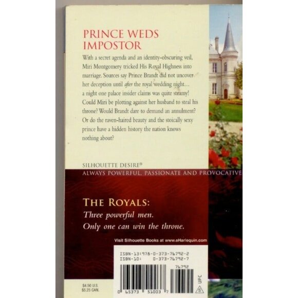 THE ROYAL WEDDING NIGHT EROTIC ROMANCE PAPERBACK - Picture 2 of 2